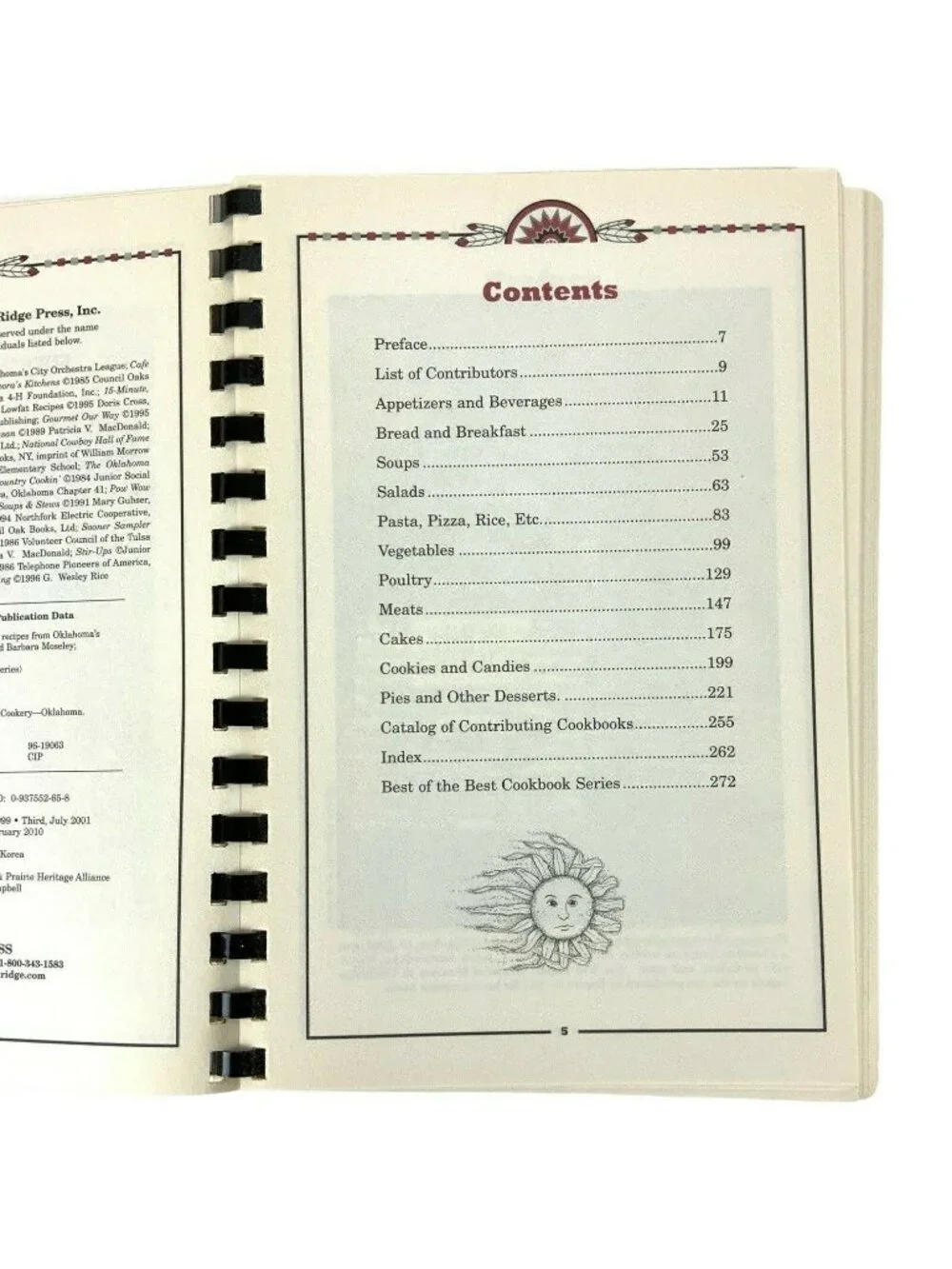 Best Of The Best From Oklahoma Cookbook 5th Printing 2010 Quail Ridge Press